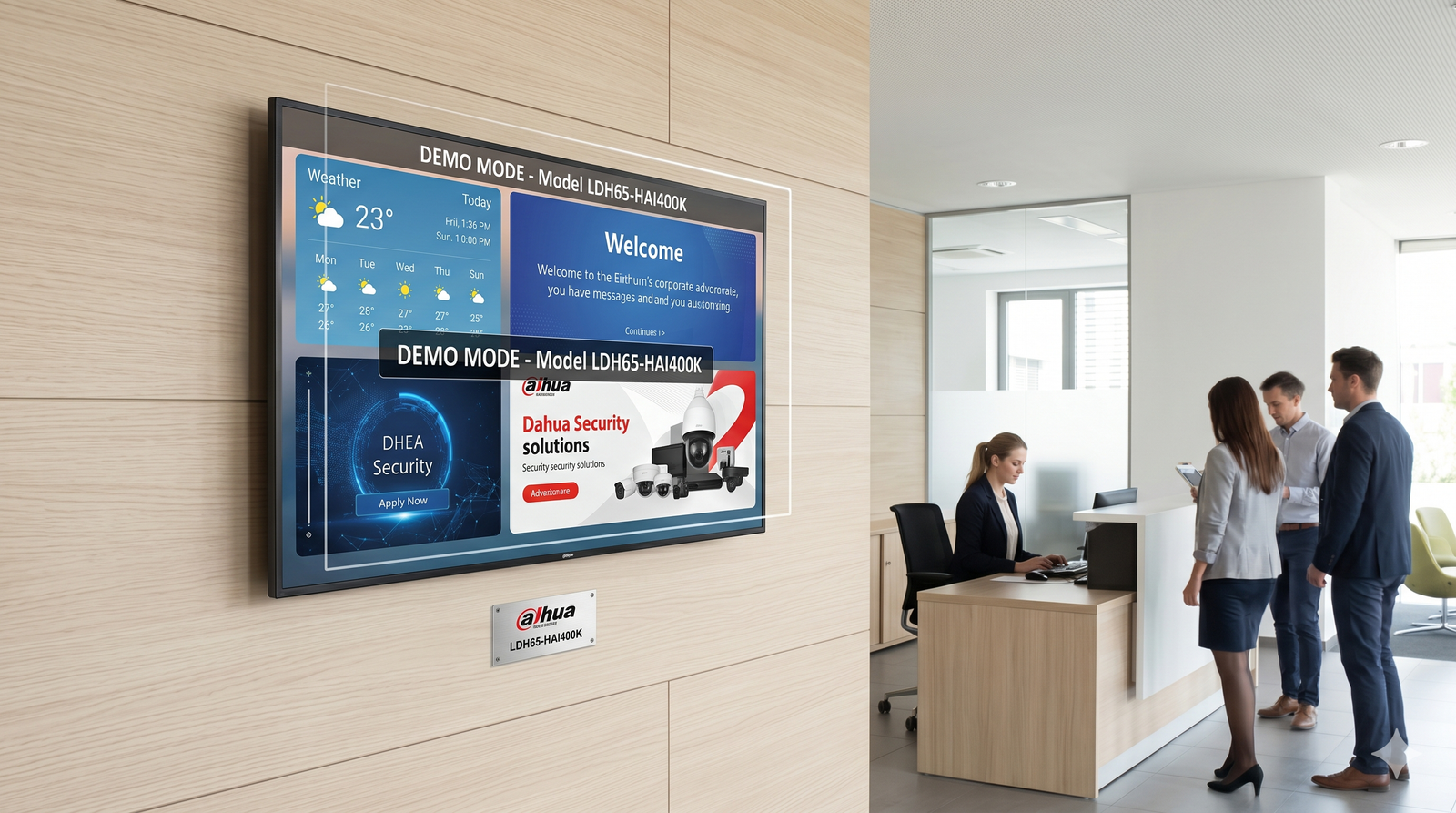 Dahua 65 inch Wall-mounted LCD Digital Signage - Advantix Philippines