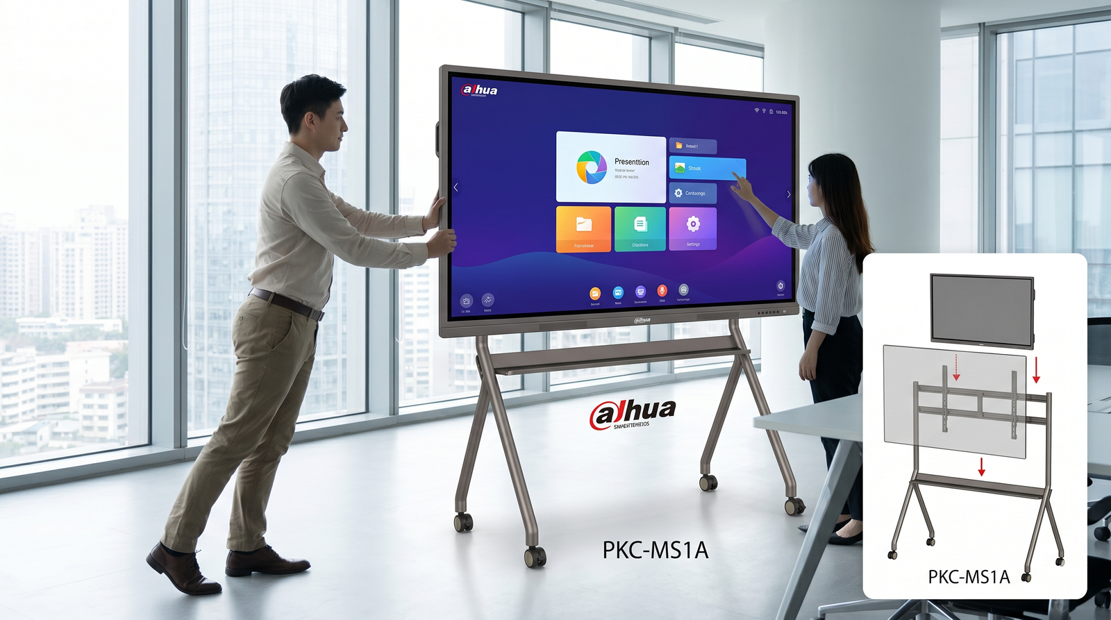 Smart Interactive Whiteboard Mobile Stand- PKC - Advantix Philippines
