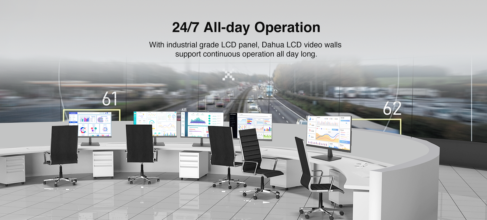 55’’ FHD Video Wall Display Unit (Ultra Narrow Bezel 1.74mm) - Advantix Philippines